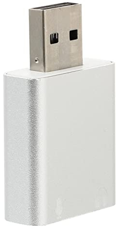 jojofuny Adaptateur Audio USB Externe avec Prise pour Microphone Et Casque Pratique pour Pc Et Ordinateurs Portables