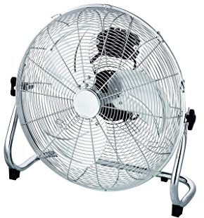Monkey Ladder Industrieller Bodenventilator 45 cm, hohe Leistung, leise, ideal für Belüftung und Kühlung in großen Räumen.