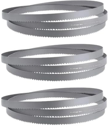 Bandsäge 3 Stück M42 10–14 TPI Bandsägeblätter, 44 7/8 x 1/2 Zoll kompakte Bandsägeblätter, 1140 mm scharfes Bandsägeblatt for Schneiden von Metallwerkzeugen