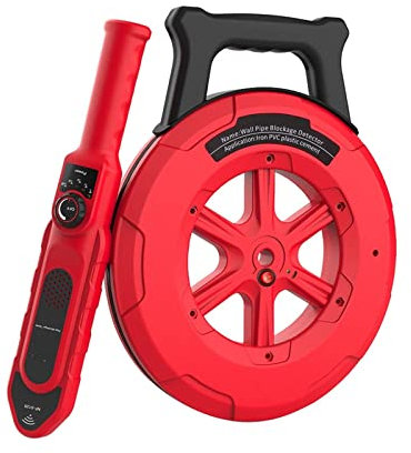 Rilevatore Tubi e Cavi Elettrici, Rilevatore di blocco del tubo di ferro Scanner for strumenti diagnostici Strumento idraulico for intasamento delle condutture,per il rilevamento di legno, metallo e