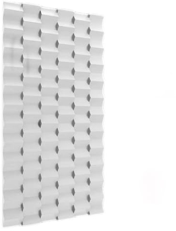 Paneles De Pared 3D De PU para Decoración De Interiores, Azulejos Texturizados 3D Aplicados En Aerosol Ladrillos Perfilados De PU Impermeables para Paredes Exteriores(Blanco,2PCS)