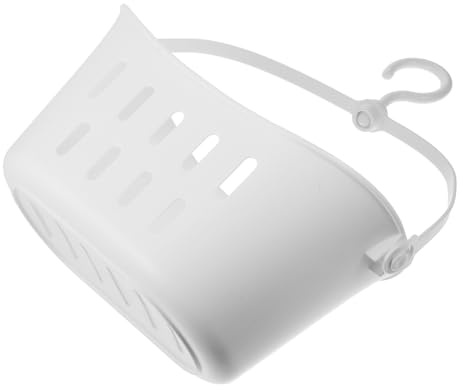 Homoyoyo Organizer Sospeso in Plastica per Bagno e Doccia Cestino Portaoggetti Versatile con Gancio Contenitore con Scomparti per Snack Cosmetici e Accessori Facile da Appendere e Sicuro