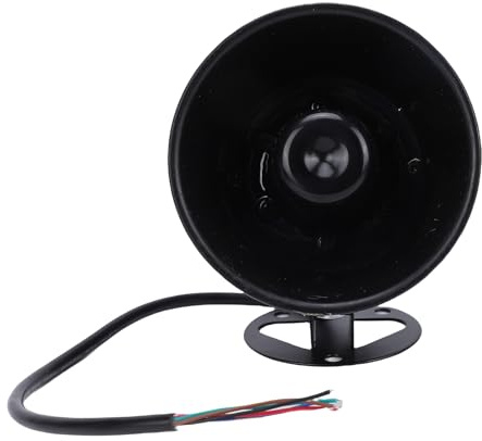 GOWENIC Kompakter PA-Megafon-Lautsprecher, 120 DB Hohe Warnleistung, Intuitive Klangsteuerung, mit Vielseitiger MP3-Wiedergabe, für Gabelstapler-Alarme und Hupen