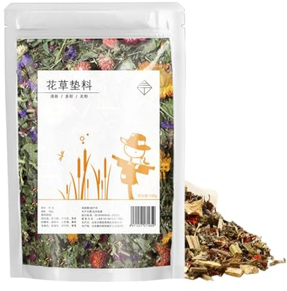 Sustrato para Hámster Control Natural de Olores con Flores | Lecho para Conejos y Mascotas Pequeñas Para Ardillas Ratones Jerbos Chinchillas Aves Erizos