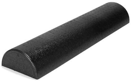 Rodillo de espuma Pilates, masajeador muscular, rodillo pequeño, rodillo para relajar los músculos, masajeador semicircular para el músculo pilates de la pierna trasera