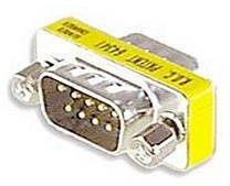Gender Changer, Thin, DB9 M/M