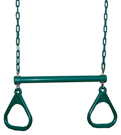 Swing-N-Slide Extra-Duty Ring Trapeze Combo, Green