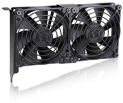 Wathai Graphic Card Pcl Slot Fan 2 x 90mm 92mm for CPU GPU Cooler VGA Cooling