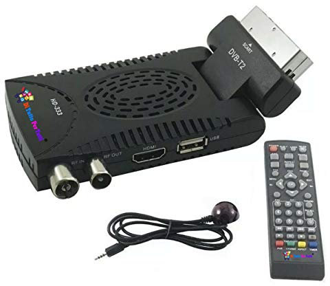Di Tutto Per Tutti® Nuovo Decoder Digitale Terrestre HD Mini Dvb T2 T3 USB Hdmi Presa Scart 180° Televisione 2021