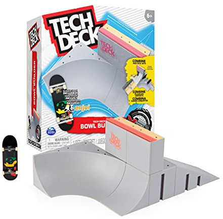 X-Connect Starter-Set - Bowl Builder: Tech Deck Rampenset mit authentischem Fingerboard und Zubehör