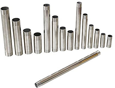 Rohrverbindungsstücke BSP 1/23/4 1 Rohrbeschlag Edelstahl 304 Malexmale Gewinde Rohrverbinder 5/6/8/10/15/20 / 30cm Adapter Duschstange Kunststoff (Specification : 10cm x 1 inch)