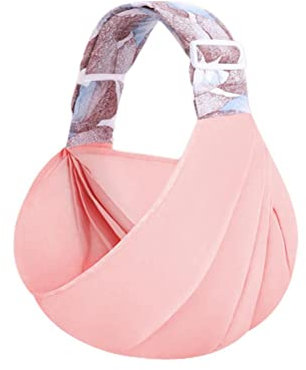 Multifunktionale leichte Babytrage, Atmungsaktive Baby Tragetuch, Verstellbare 3D-Babytrage, Säuglingstrage mit dicken Schultergurten, Babytrage Neugeborene Ab Geburt Babys Von 0