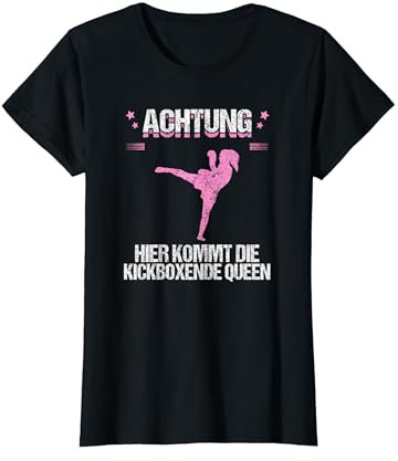 Kickboxen Damen Kampfsport Training Mädchen Kickboxen T-Shirt