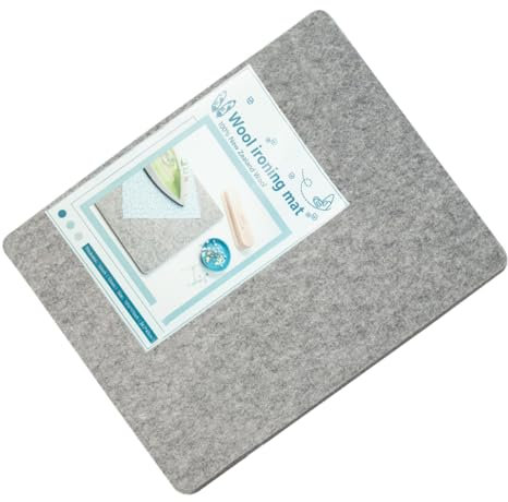 ANDRESLAD Woll Bügelunterlage Für Quilting Und Nähprojekte Hitzebeständige Pressmatte Aus Schafwolle Schützt Tischoberflächen Und Verbessert Das Bügelergebnis