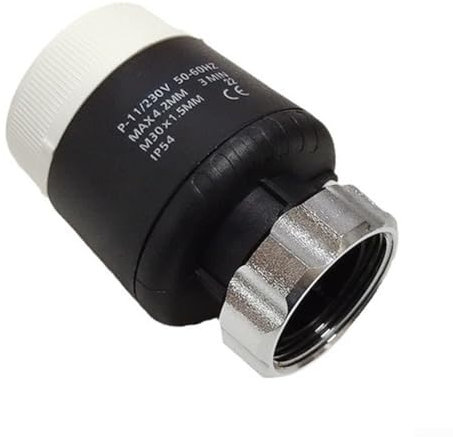 Hasaller Attuatore per riscaldatore elettrico a 230 V Attuatore per riscaldamento a pavimento Collettore di riscaldamento a pavimento Attuatore termostatico Attuatore termico elettrico Attuatore per