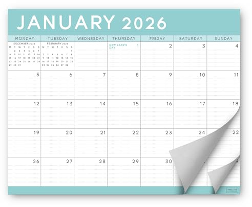 S&O - Calendario magnético para nevera de enero de 2026 a junio de 2027, calendario de refrigerador extraíble para rastrear eventos y citas, planificador magnético de 18 meses para nevera para una