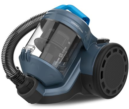 Taurus Homeland Cyclone Animal - Aspirador de Trineo sin Bolsa, 800W, 18Kpa succión, filtrado ciclónico + Hepa, Zapata depósito 2L, Cable 5m, Zapata Dual Pro Air, Zapata Animal Mini Turbo Brush