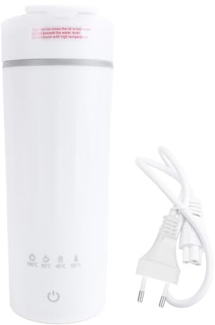 Hervidor Eléctrico de Viaje 4 en 1, Mini Tetera Portátil 475ml, 300W Rápido Calentamiento - Acero Inoxidable 304, Ligero y Compacto para Oficina y Viajes