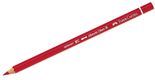FABER-CASTELL 117719 - Aquarellstift Albrecht Dürer, Farbnummer 219, scharlachrot tief, 1 Stück