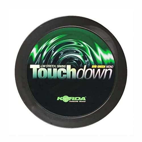 Korda Touchdown Monofile Angelschnur, Geringe Dehnung für optimale Rückmeldung, Schnell Sinkende Hauptschnur.