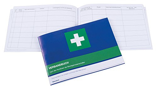 Verbandbuch DIN A 5 gemäß BGI 511-1 40 Blatt