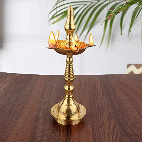 Aport Home Presents Messing-Diya-Öllampe (11 in, Gold)