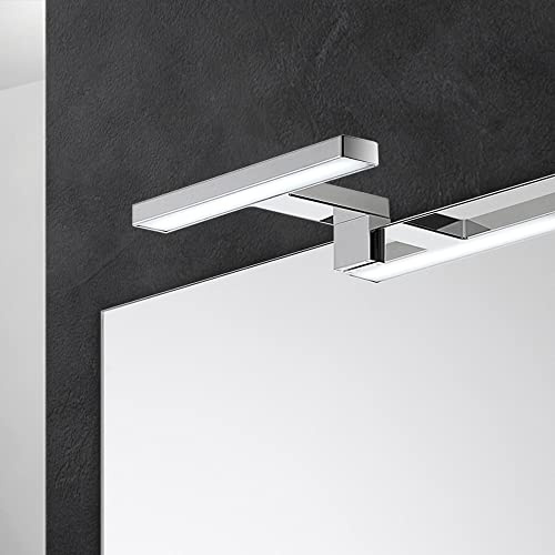 Inbagno Lampada Specchio Bagno LED, Doppia modalità di Installazione, Luce Naturale (Stile 1)