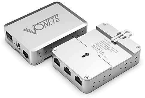 VONETS PoE Gigabit Ethernet Réseau Switch RJ45 Splitter Extender 10/100/1000M 3PoE +1 SFP+1 Liaison montante 5 ports Métal Universel