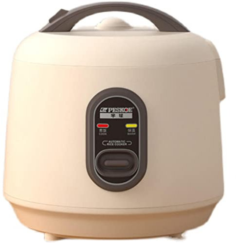 NIBHZ Mini cuociriso Intelligente, cuociriso Piccolo da 2 Litri per 2-4 Persone, Multi-cuociriso per Riso Integrale, Riso Bianco, Quinoa, Avena Tagliata in Acciaio e Cereali