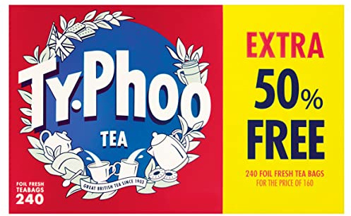 Typhoo 240 Tea Foil Fresh Teabags 696g