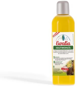 NEU! EWALIA Hautwohlöl für Pferde: Spezialpflege bei Hautirritationen und Juckreiz - Unterstützt die Hautfunktionen - Mit Tierärzten entwickelt, 100% Natur pur, ohne Zusätze - 250 ml