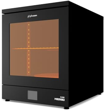 Phrozen Cure Mega S – UV-Härtungsstation im Großformat für 3D-Harz | 405 nm Hochleistung, 360°-Drehteller, Schnelltrocknung (max. 25 × 30 cm)