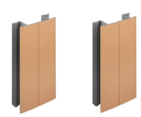 2x jonction de plinthe 120mm finition cuivre brossé multi angle angulaire coin cuisine raccord connecteur pied de meuble profil PVC plastique