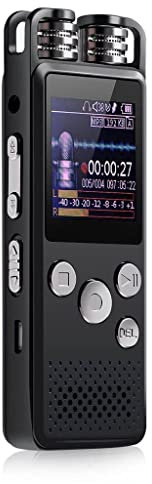 BYERZ n/a Professional Voice Activated Digital Audio Recorder USB Pen Recording PCM Support TF-Card (Color : Light Grey, Size : 32GB)