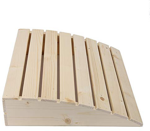 Natudeco Holz-Sauna-Kopfstütze, Sauna-Raumkissen, Sauna-Rückenlehnenkissen, Sauna-Nackenkissen, Sauna-Zubehör Für Sauna-Raum-Spa-Entspannung