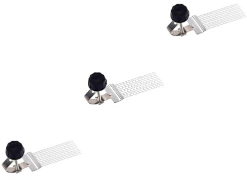 BESTonZON 3st Schlingendraht Lampenschirmrahmen Kabelschlingendrähte Ukulelenteile Spezialisiert Gebautes Werkzeug Breite Snare-teppiche Trommelfeder Schlagfeder Schlagzeug Sandgürtel