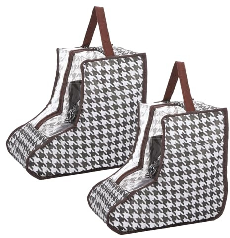 2 Stück Schuhtasche Reise,Koffer Organizer Schuhe,Schuhbeutel Reise,Schuhtaschen mit Handhaben,Feuchtigkeits und Staubdicht,Reisetasche für Schuhe mit Reißverschluss für Aufbewahrung zu Hause,Reisen
