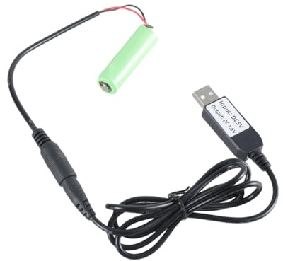Dawutocap 5V2A USB A 1 5V AA LR6 Batteria Sostituzione 1pc 1 5V AA LR6 Batteria per giocattoli orologi alimentatore