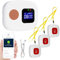 Personal Alarms for Elderly, Wireless Rechargeable Smart Personal Alarms, Portable WiFi Caregiver Pager For Patient, Elderly, Disabled, 3 * SOS Emergency Call Button + 1* Receiver