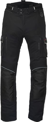 Büse Open Road III wasserdichte Motorrad Textilhose, schwarz, Short 24