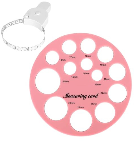 Widely Use Fitting Chart - Nipple Measurement Tool for Flanges, Measuring Disc | Circle Template for Pump Size Selection Breastfeeding Mother Accessory Flange Sizing Aid for Nursing Expressing Comfort