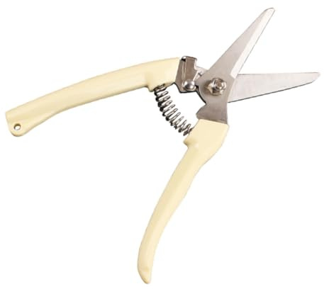 Gartenschere aus Edelstahl, Einhand Ausführung, Gerade Spitze