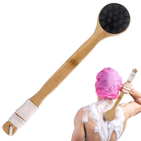 Ryggborste Långt handtag för dusch,Cat Paw Body Cleansing Brush - Ryggskrubb för dusch män kvinnor äldre, badborste, kroppsborste