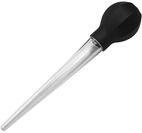 Turkey Baster Silicone Plastic Suction Pump for Oil Dropping | Meat Injector, Sauce Tube for Chicken and Turkey, Outdoor and Restaurant Use