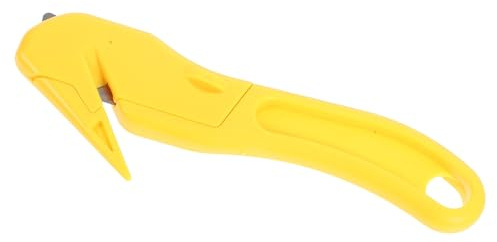 FIXOSHEE Taglierina Apri-pacchi Portatile Lama di Sicurezza, Strumento Multiuso per Taglio Nastro Adesivo e Corda, Apriscatole Compatto per Ufficio, Viaggi e Traslochi, Design Ergonomico