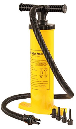 Jobe Double Action Hand Pump Gelb 410400021 Luftpumpe Handpumpe Schlauchpumpe Tube Luft Pumpe