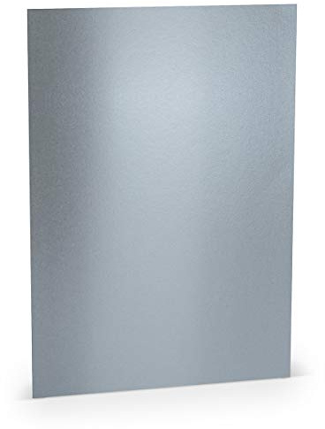 Paperado 220 g/m² A4 Blatt – Silber (5 Stück)