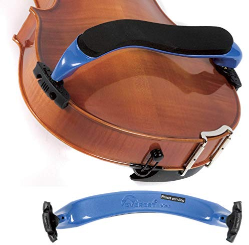 Everest ESVAB ES Series 15-16.5 Viola Adjustable Shoulder Rest - Blue