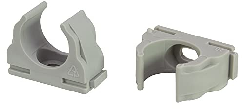 REV Klemmschellen - Rohrschellen 90x EN20 für Isorohr Ø 20mm, grau