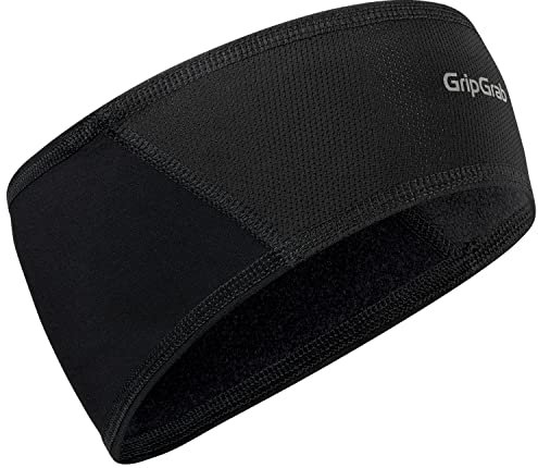 GripGrab Fahrrad Stirnband Unter Helm mit Winddichter Stirn Thermo Radsport Running Headband Atmungsaktiv Dünn Leicht